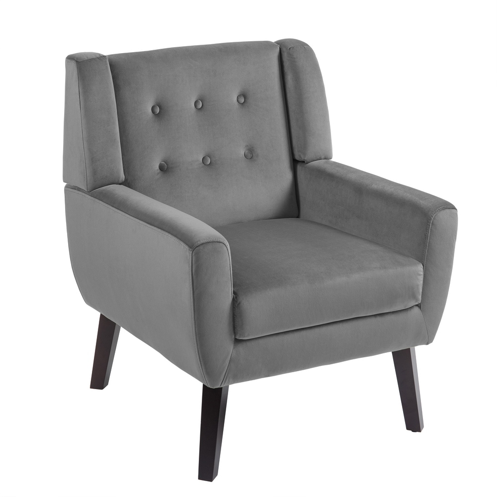 Modern Accent Chair Velvet Armchair