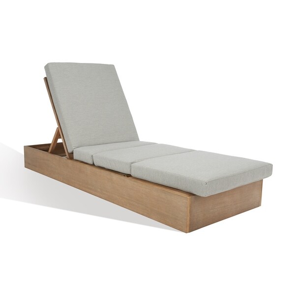 SAFAVIEH Couture Vincent Wood Chaise Lounge Chair