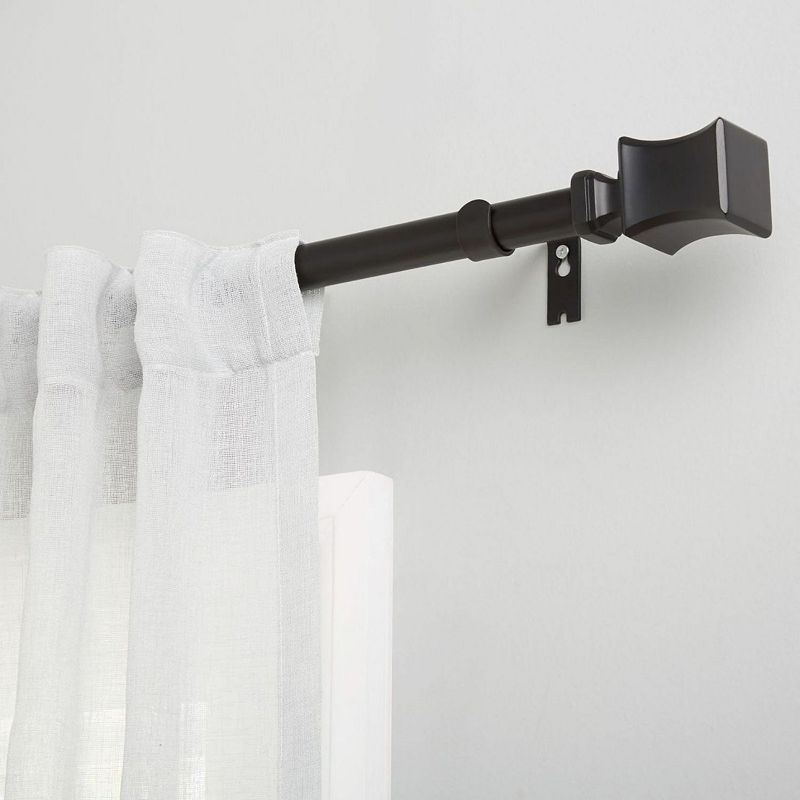 Exclusive Home Loran 1 Window Curtain Rod and Finial Set