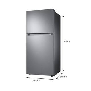  29 in. 17.6 cu. ft. Top Freezer Refrigerator with FlexZone and Ice Maker in Fingerprint-Resistant Stainless Steel RT18M6215SR