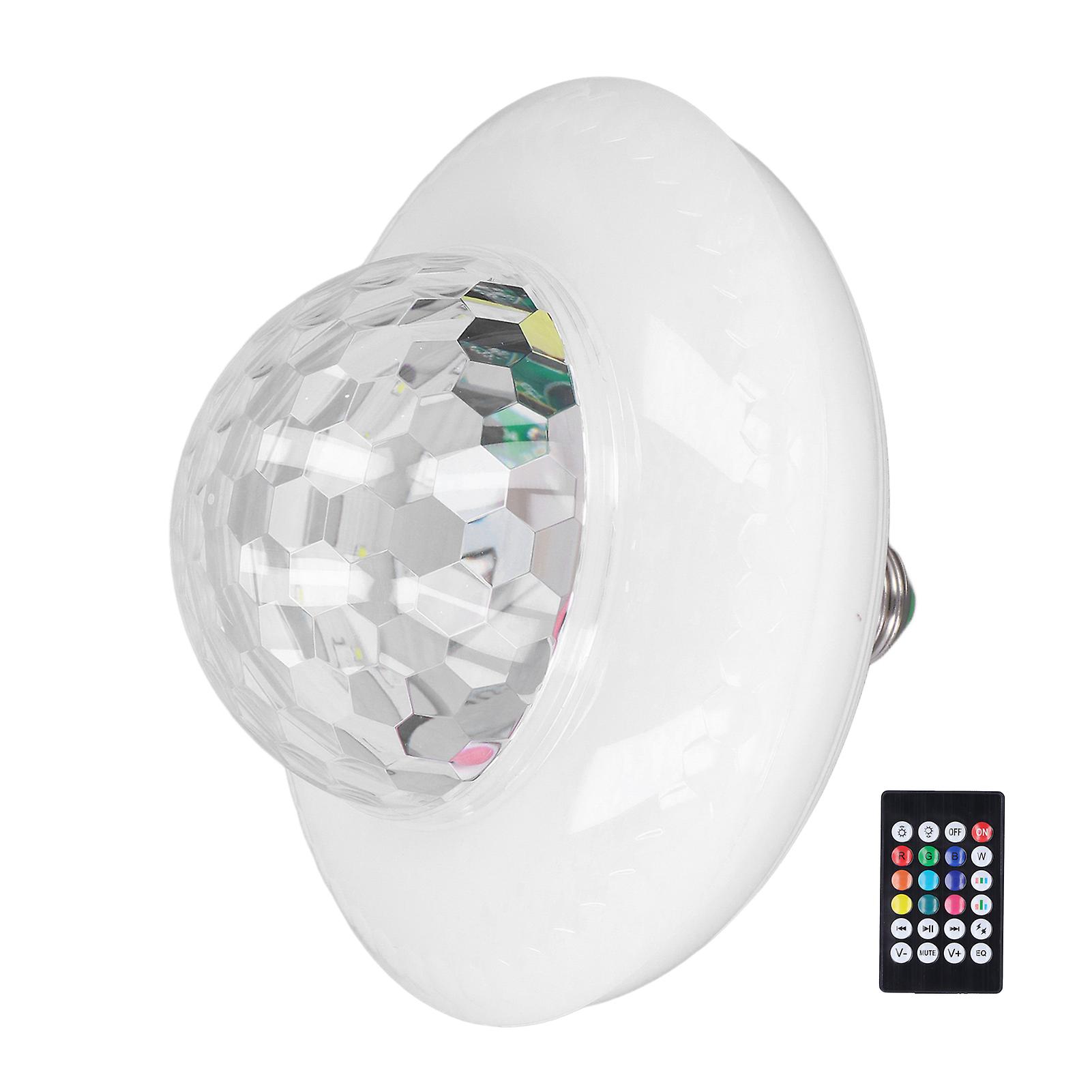 Bulb Speaker Wireless Multicolor Remote Control Rgb Music Light Bulb For Basements Garages