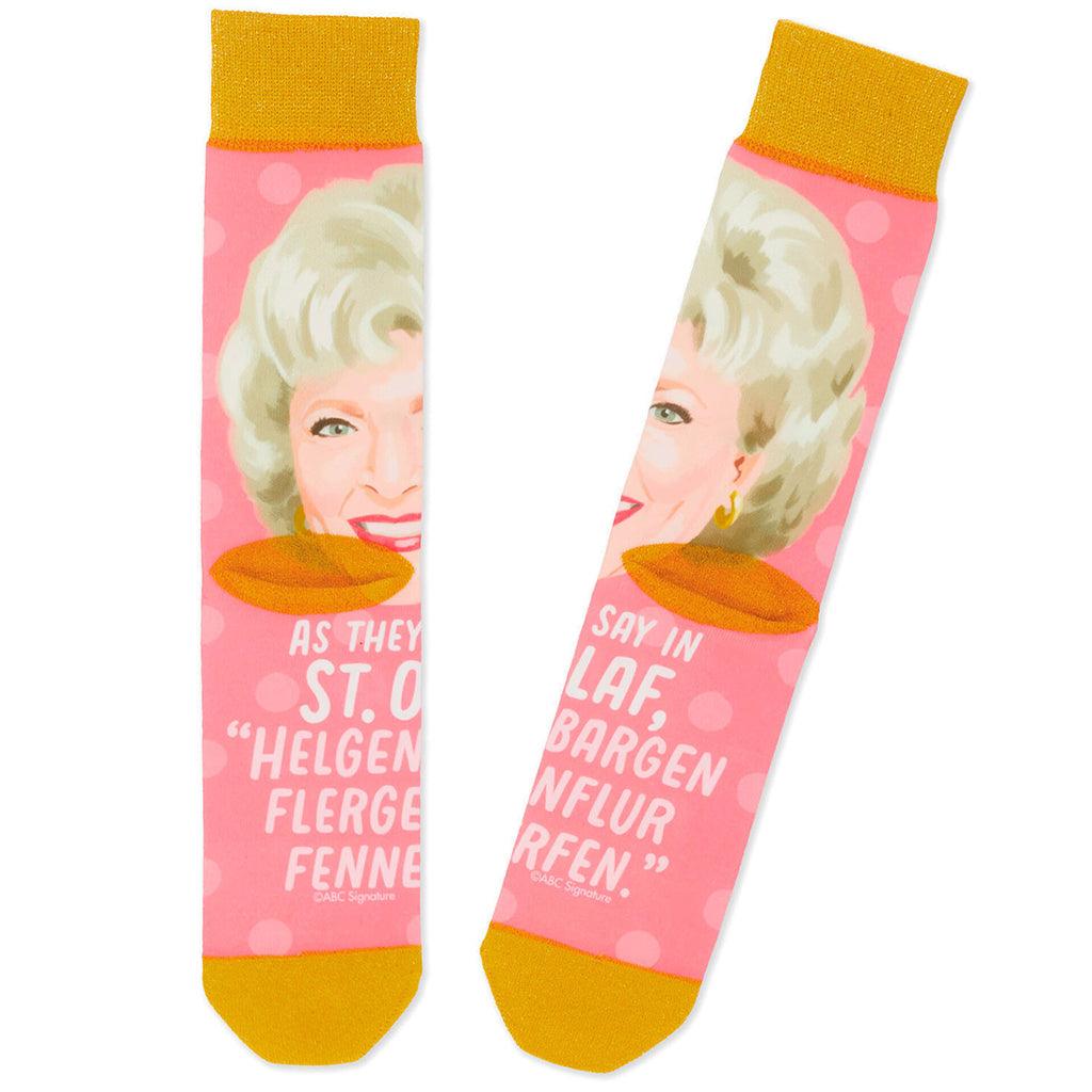 Hallmark  Rose The Golden Girls St. Olaf Novelty Crew Socks