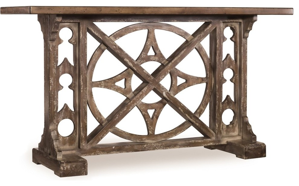 Cross Island Console Table   Traditional   Console Tables   by Unlimited Furniture Group  Houzz