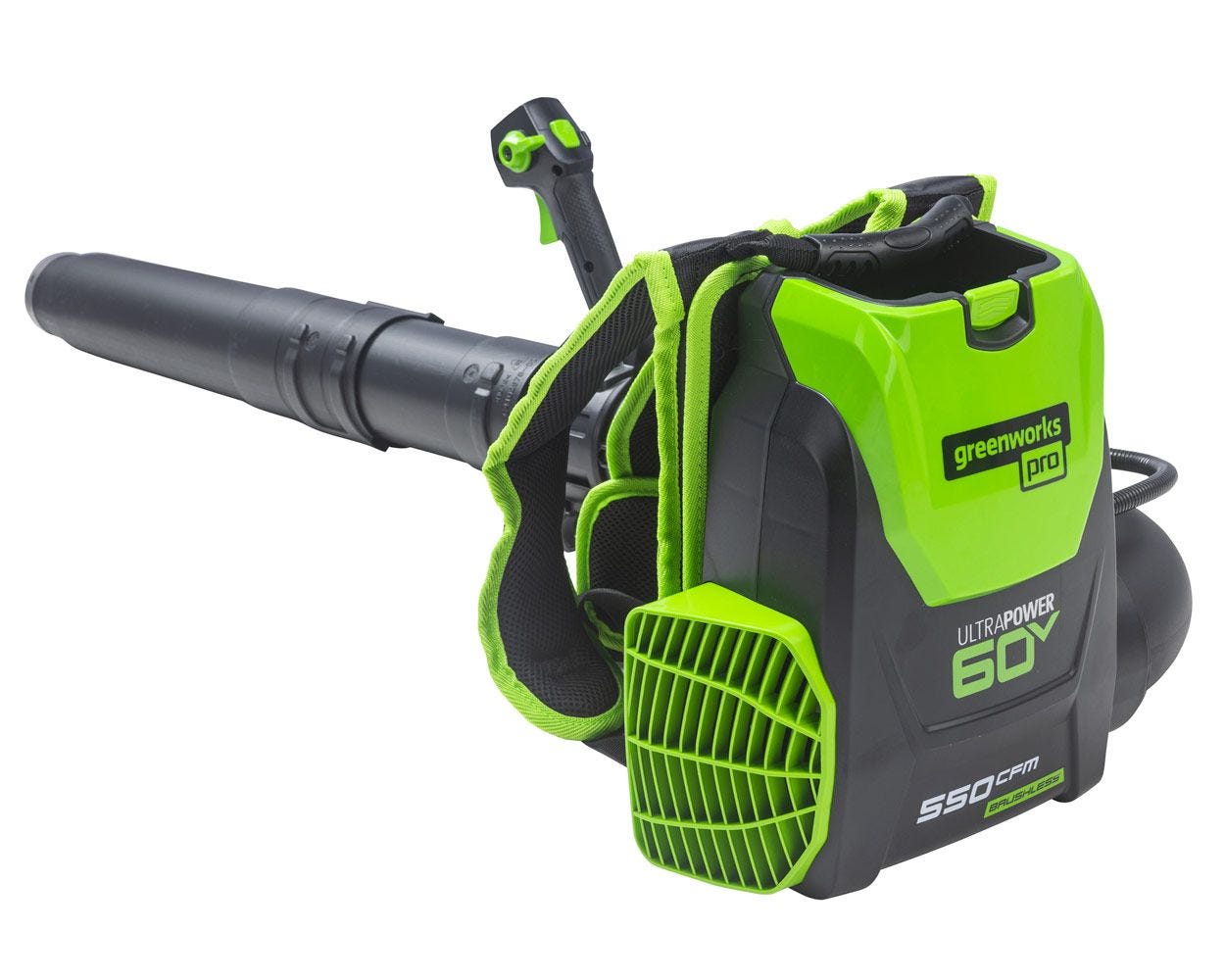 60V Cordless Backpack Blower 550 CFM | Greenworks Tools