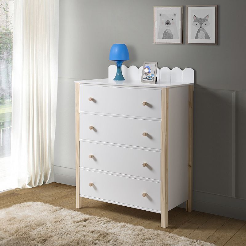 Linon Millie Four-Drawer Chest