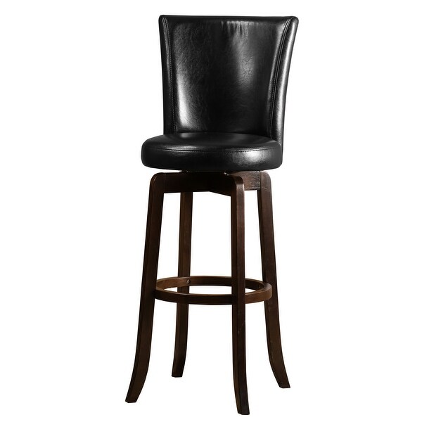 Hillsdale Copenhagen Wood Swivel Stool