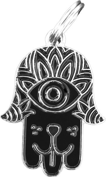 Two Tails Pet Company Hamsa Personalized Dog ID Tag