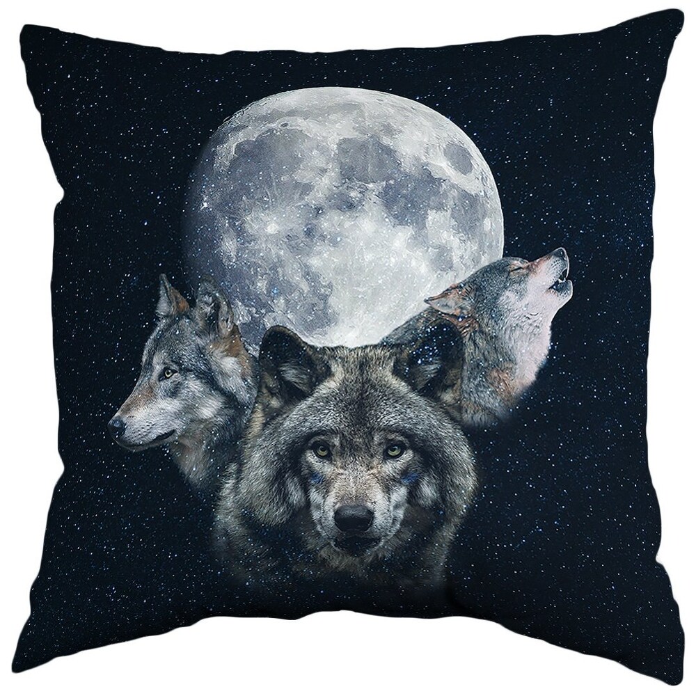 Wolves Double Sided Pillow