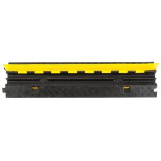 Guardian 3 ft. L 2-Channel 1.125 in. Industrial Rubber Cable Ramp DH-CP-5