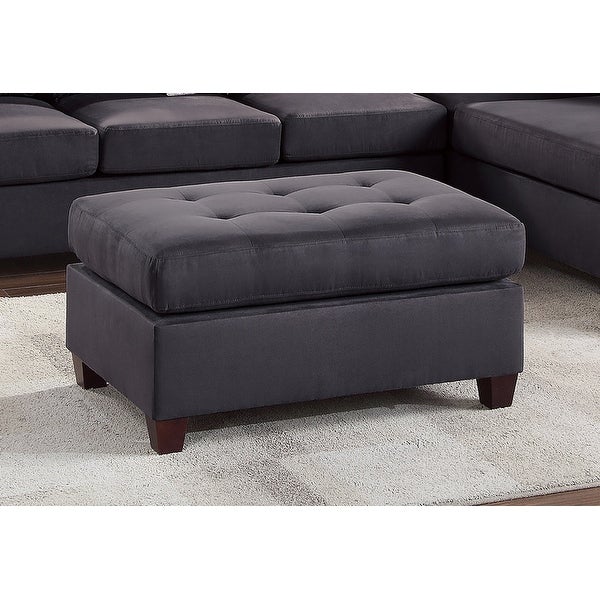 3 Piece Microfiber Sectional Sofa Set