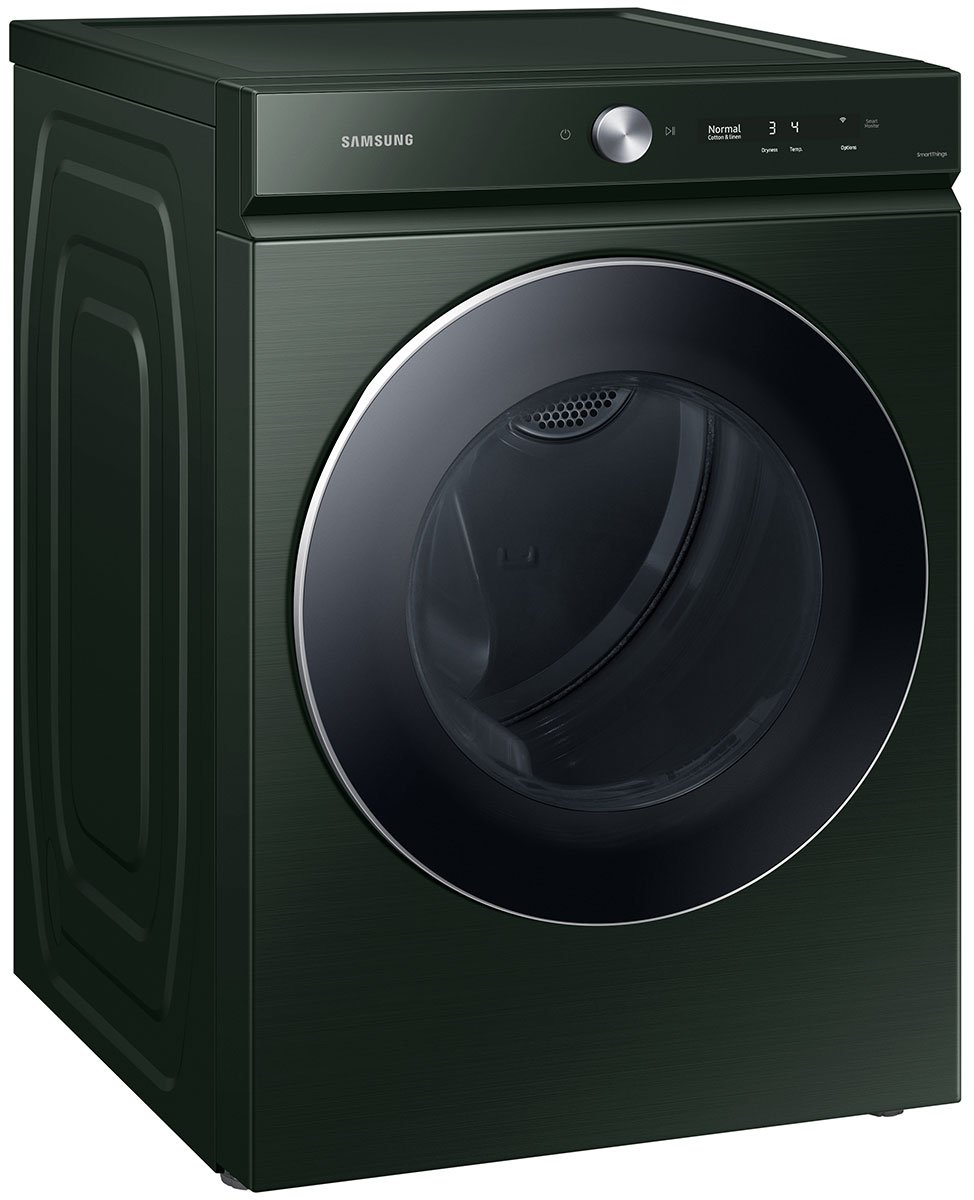  Bespoke 7.6 Cu. Ft. Forest Green Ultra Capacity Gas Dryer With AI Optimal Dry And Super Speed Dry