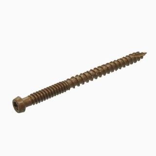 Deckmate #9 x 3 in. Self-Starting Star-Drive Bugle Head Brown Composite Deck Screws (1 lb.65 pcs) N3CSB1