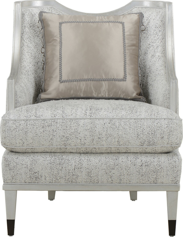 Harper Bezel Chair   Transitional   Armchairs And Accent Chairs   by HedgeApple  Houzz