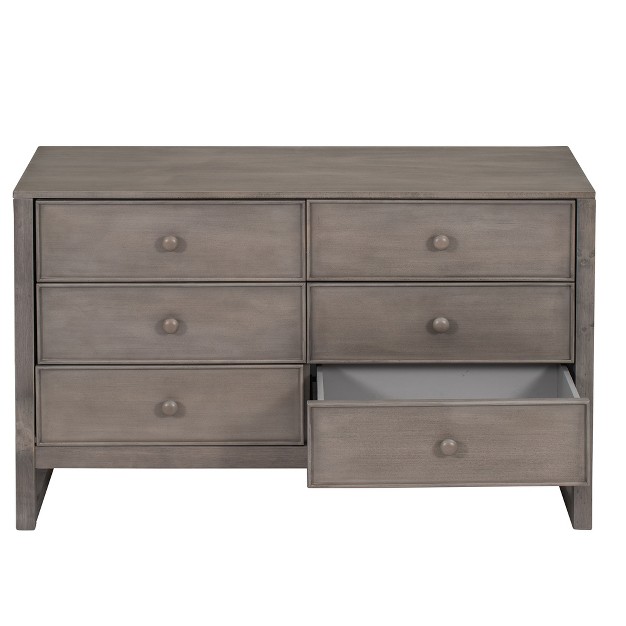 Rustic Wooden Dresser With 6 Drawers Storage Cabinet For Bedroom Re Modernluxe