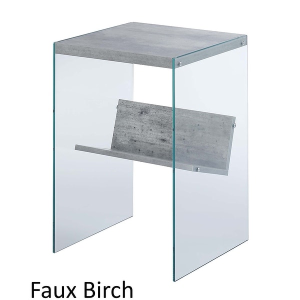 Porch and Den Urqhuart Glass End Table