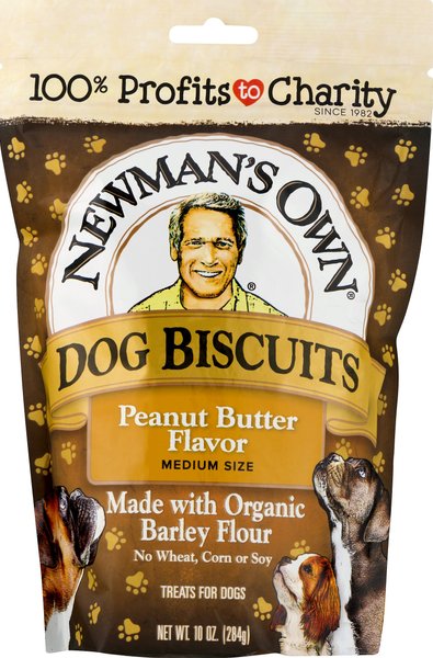 Newman's Own Peanut Butter Flavor Medium Size Dog Treats