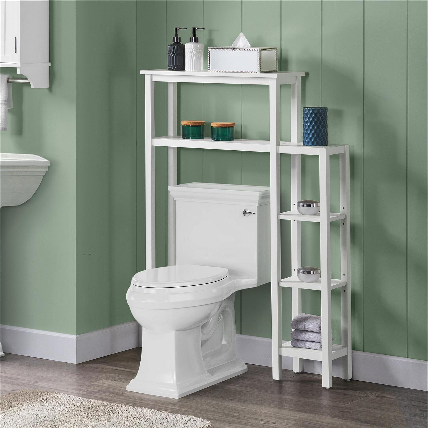 Alaterre Dover Over Toilet Organizer with Side Shelving