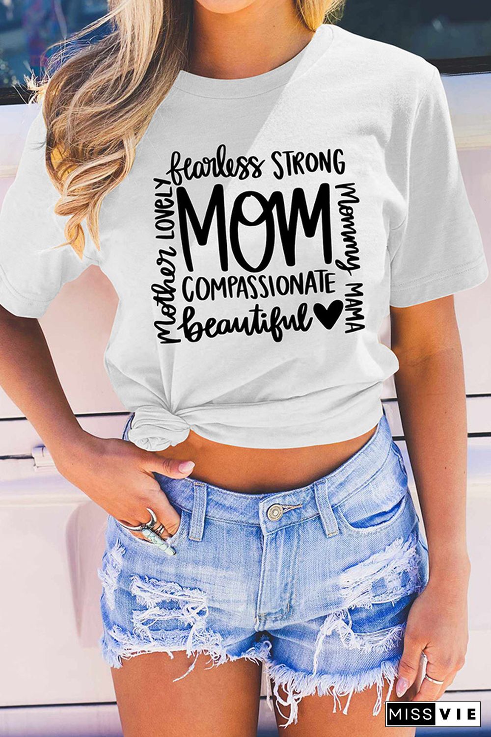 Mama Print Graphic Tee