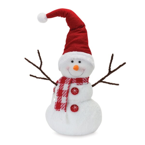 Plush Snowman Christmas Tabletop Decorations