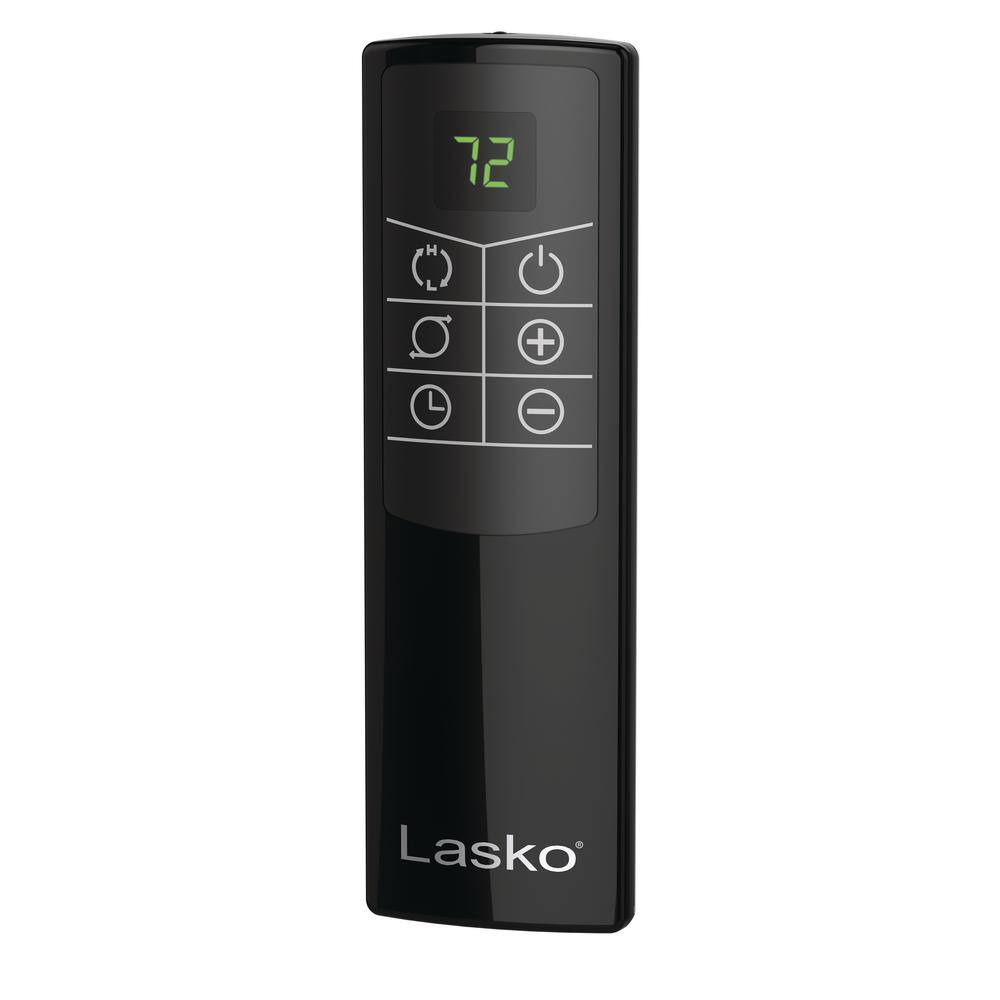 Lasko 1500-Watt 32 in. Electric Digital Ceramic Tower Space Heater with Remote Control and Timer CT32955