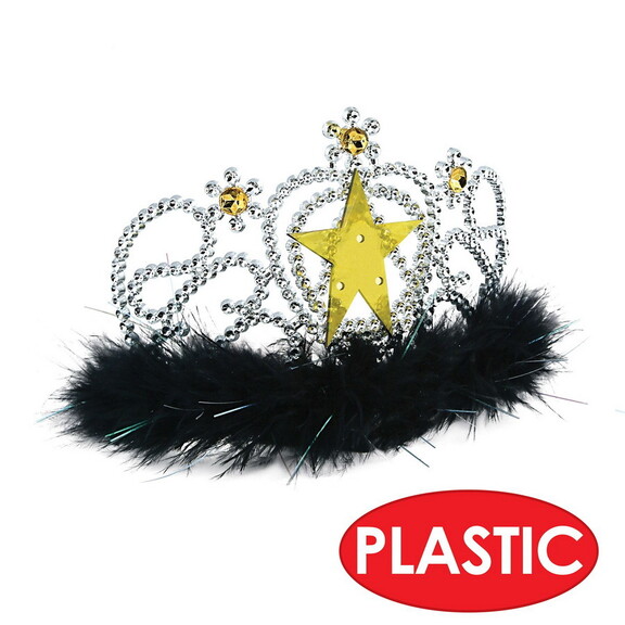 Beistle 60256 Plastic Light Up Star Tiara  w/faux ...