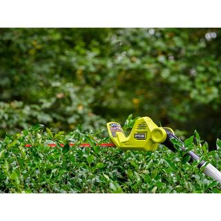 RYOBI ONE+ 18V 18in. Cordless Battery Pole Hedge Trimmer (Tool Only) P26010BTL