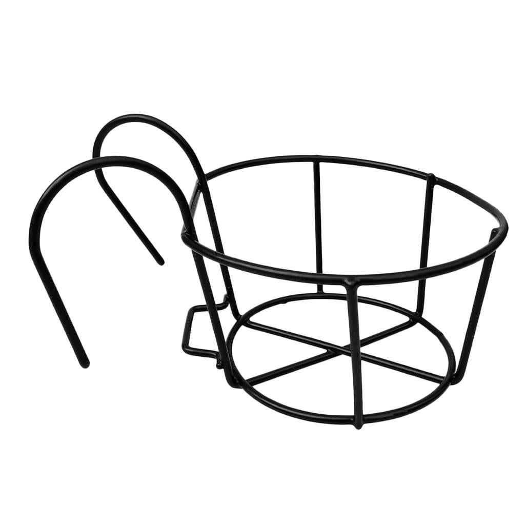 3x Balcony Flower Shelf Iron Wire Hanging Flower Pot Shelf Flower Pot Rack Flower Pot Rack For Railings