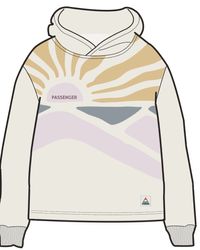 Sunsets Organic Cotton Hoodie - Marshmallow