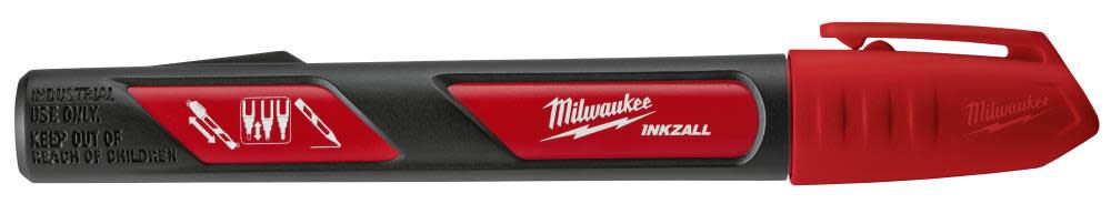 Milwaukee INKZALL Red Paint Marker 48-22-3741 from Milwaukee