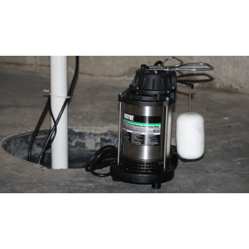 WAYNE CDU980E 3/4 HP Stainless Steel Sump Pump