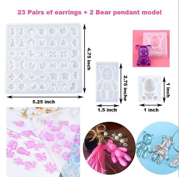 Bracelet Pendant Silicone Mold Set - 229pcs/set