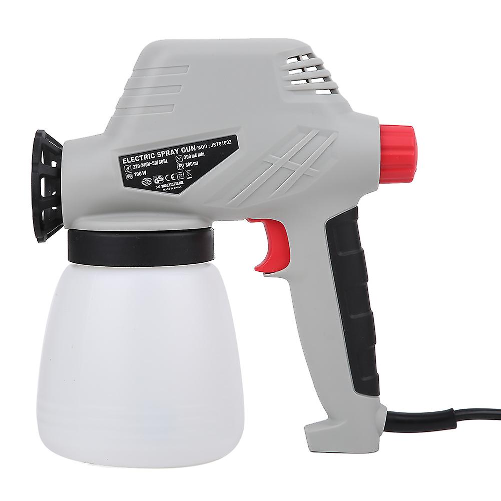 Electric Sprayer Portable Spray Machine Hand Tool 800ml 200ml/min 100w (eu Plug 220v)