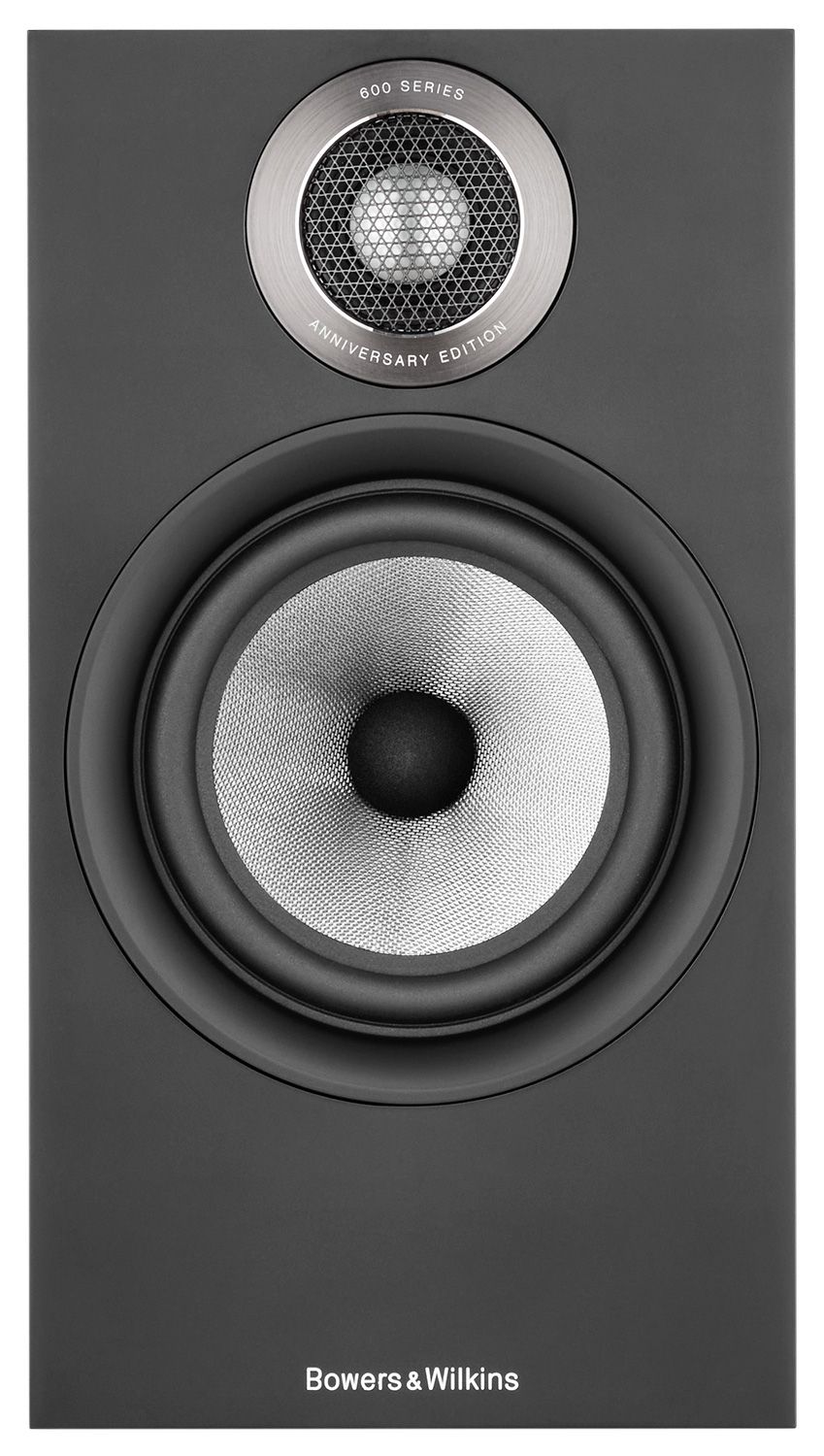 Bowers and Wilkins 600 Series 607 S2 Anniversary Edition Matte Black 2-Way Stand-Mount Loudspeaker System (Pair)