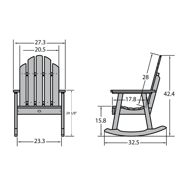 Classic Westport Garden Rocking Chair Highwood