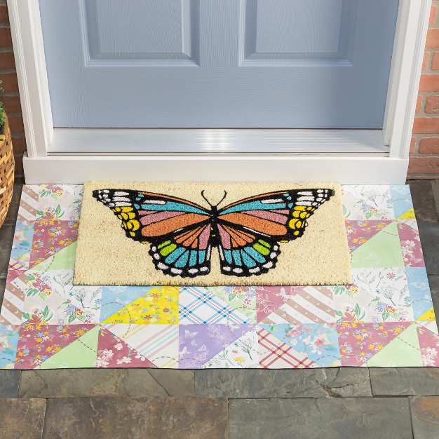 Butterfly Fields Coir Mat