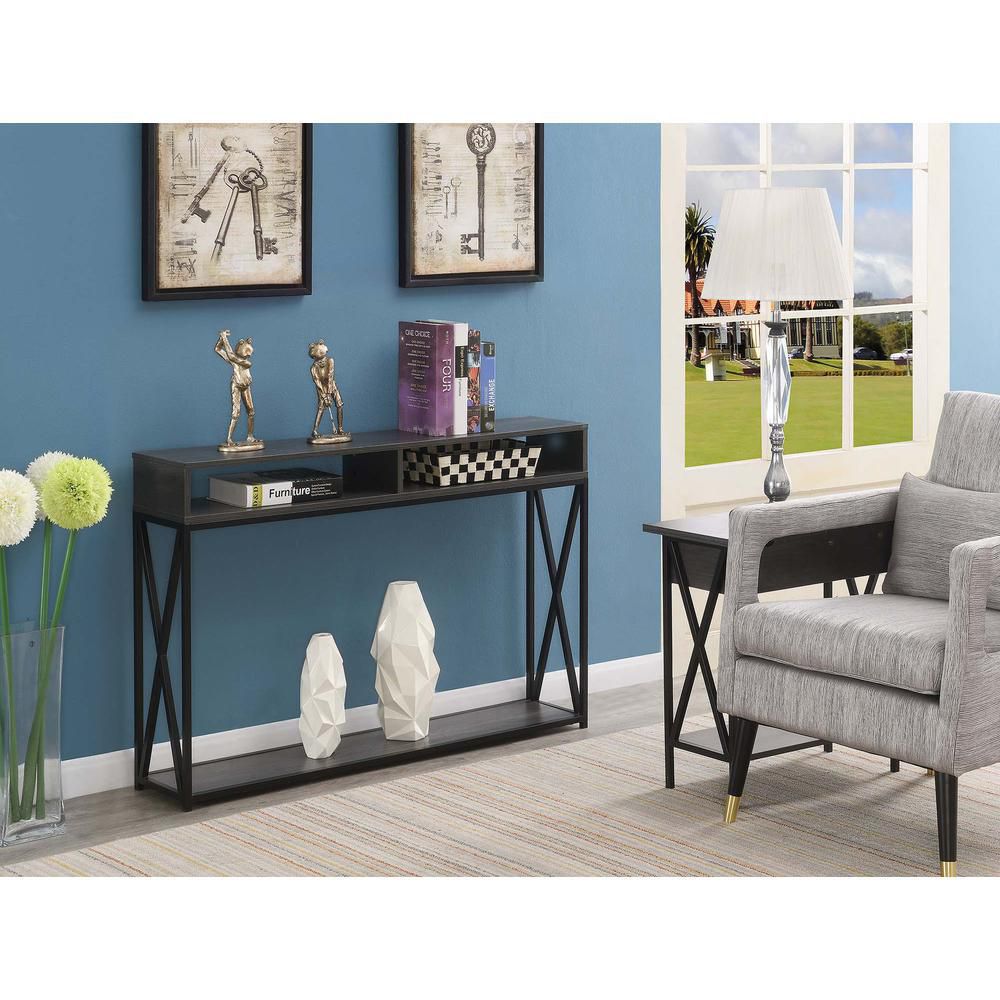 Convenience Concepts Tucson Deluxe 2 Tier Console Table