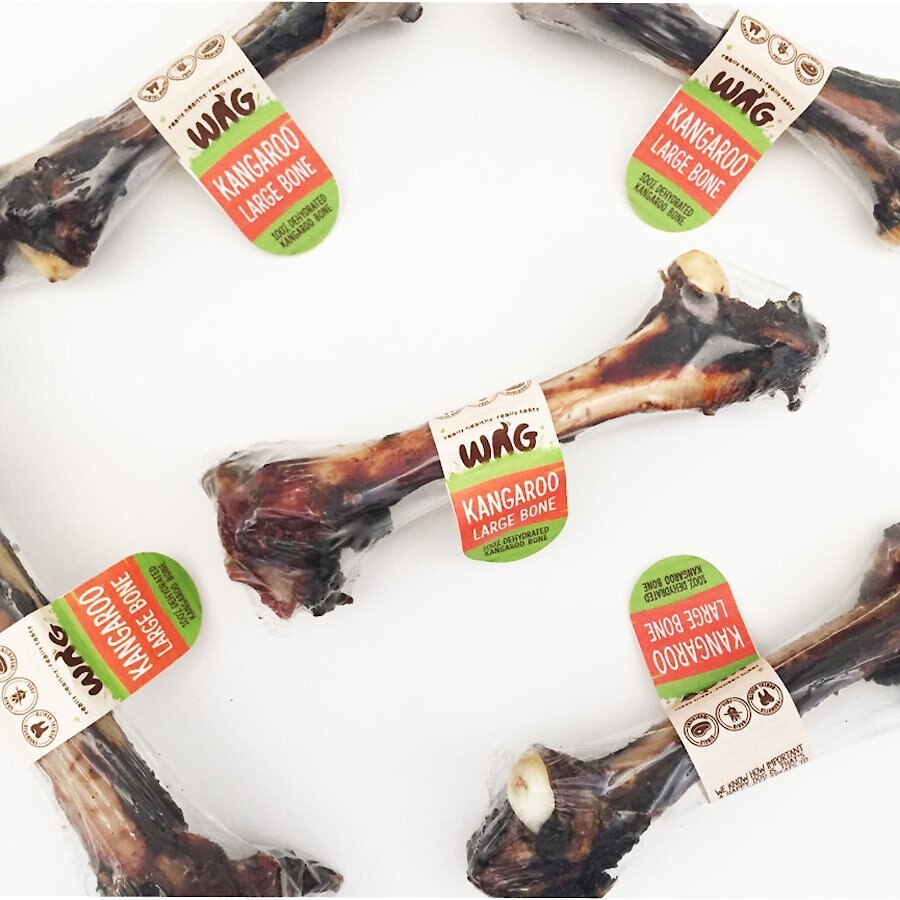 WAG Kangaroo Large Bone Dog Treat