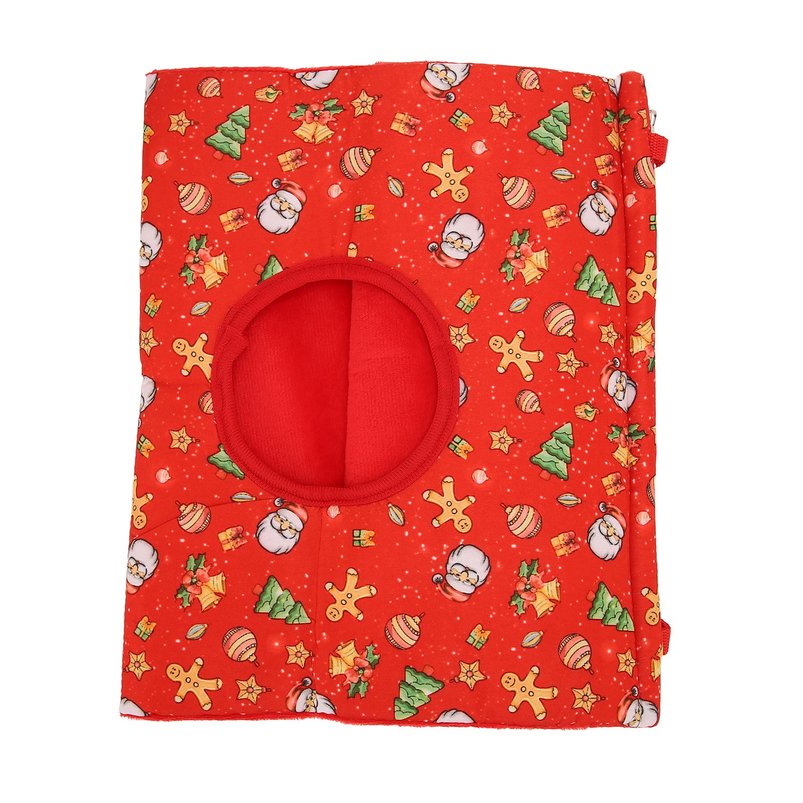 Hanging Bed， Fluffy And Thick  Hanging Tent  For Playing For Hiding S Red Christmas