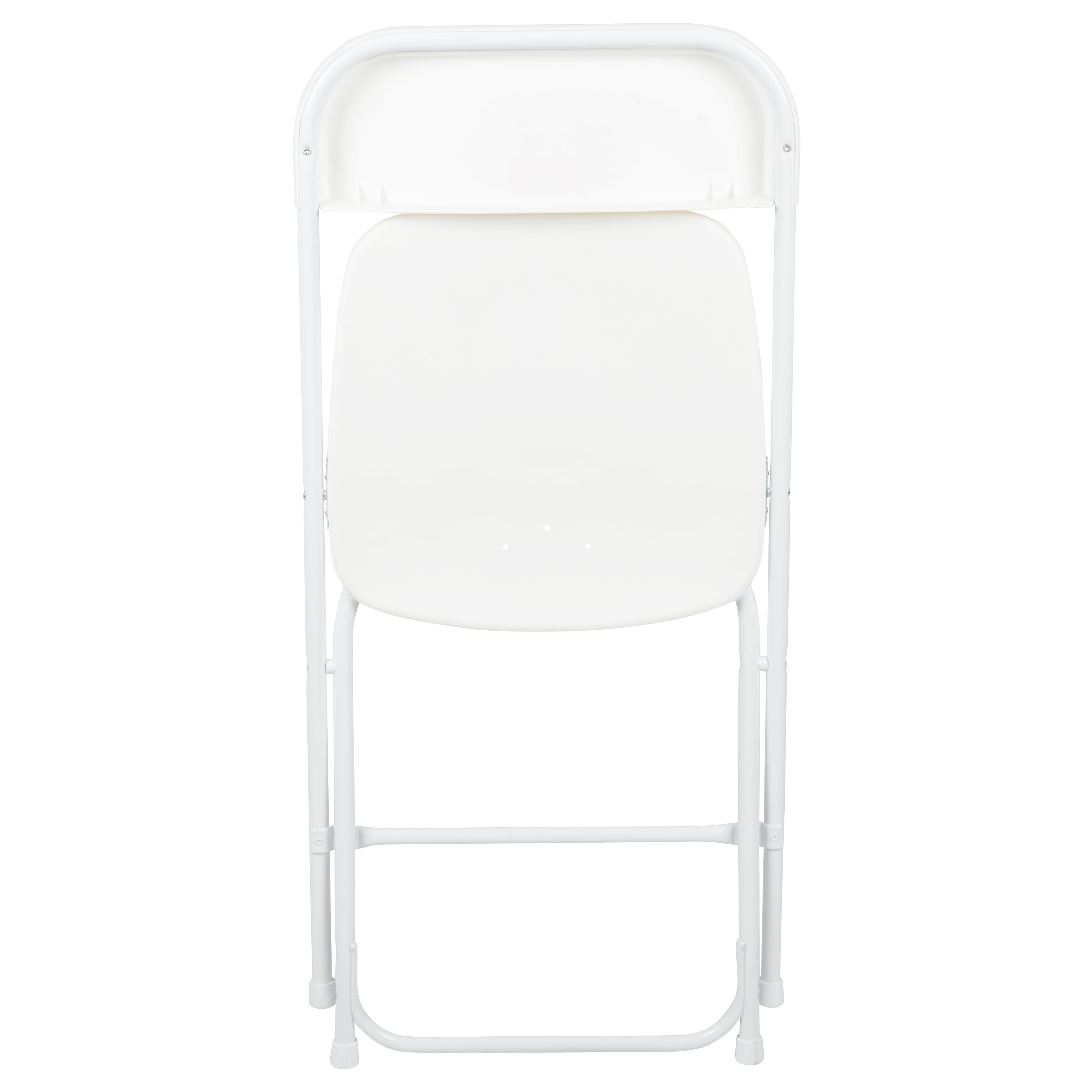 Flash Furniture Hercules™ Series Plastic Folding Chair - White - 4 Pack 650LB Weight Capacity Comfortable Event Chair-Lightweight Folding Chair