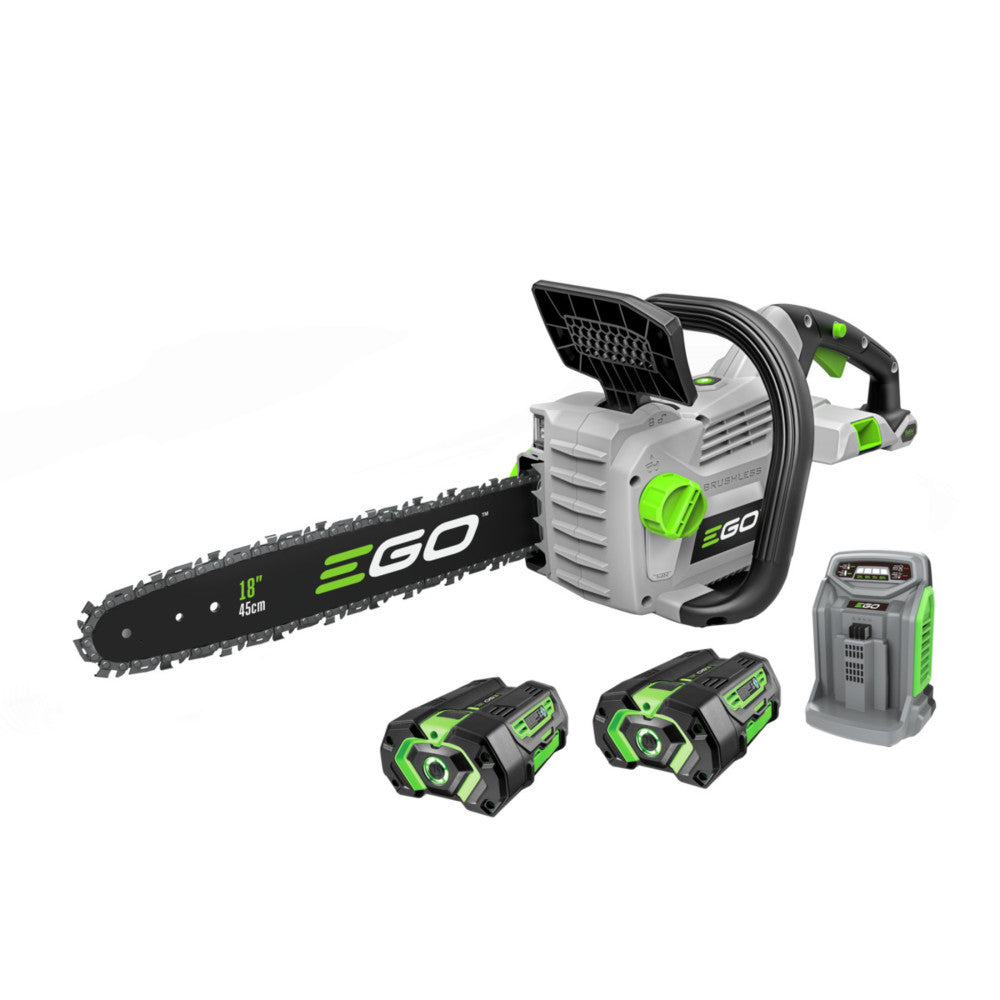 EGO POWER+ 18 Chain Saw Kit With 2 x 5Ah Batteries CS1804-2 from EGO