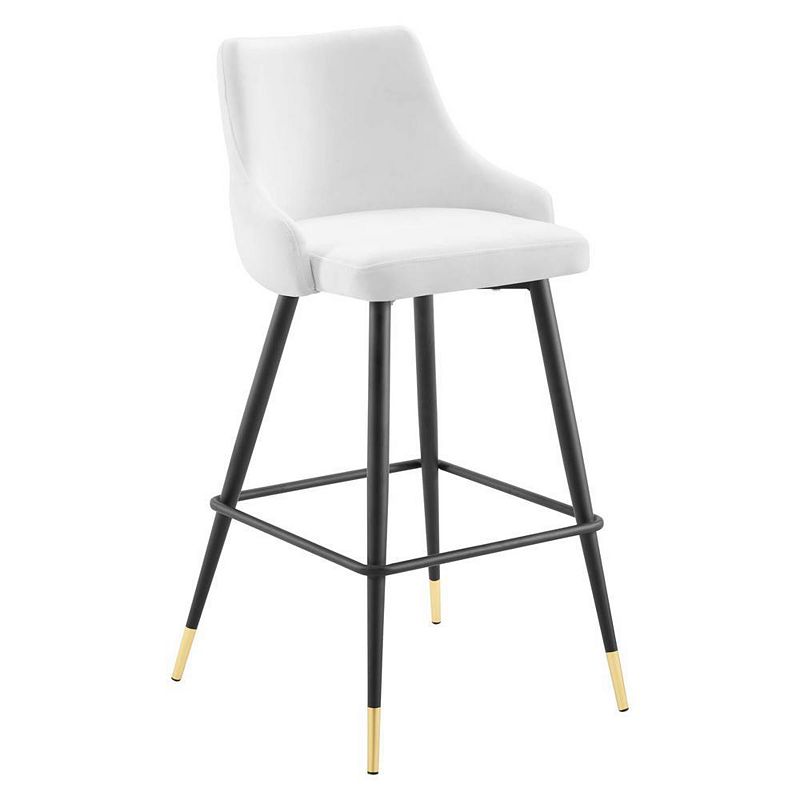 Modway Adorn Performance Velvet Bar Stool Set of 2