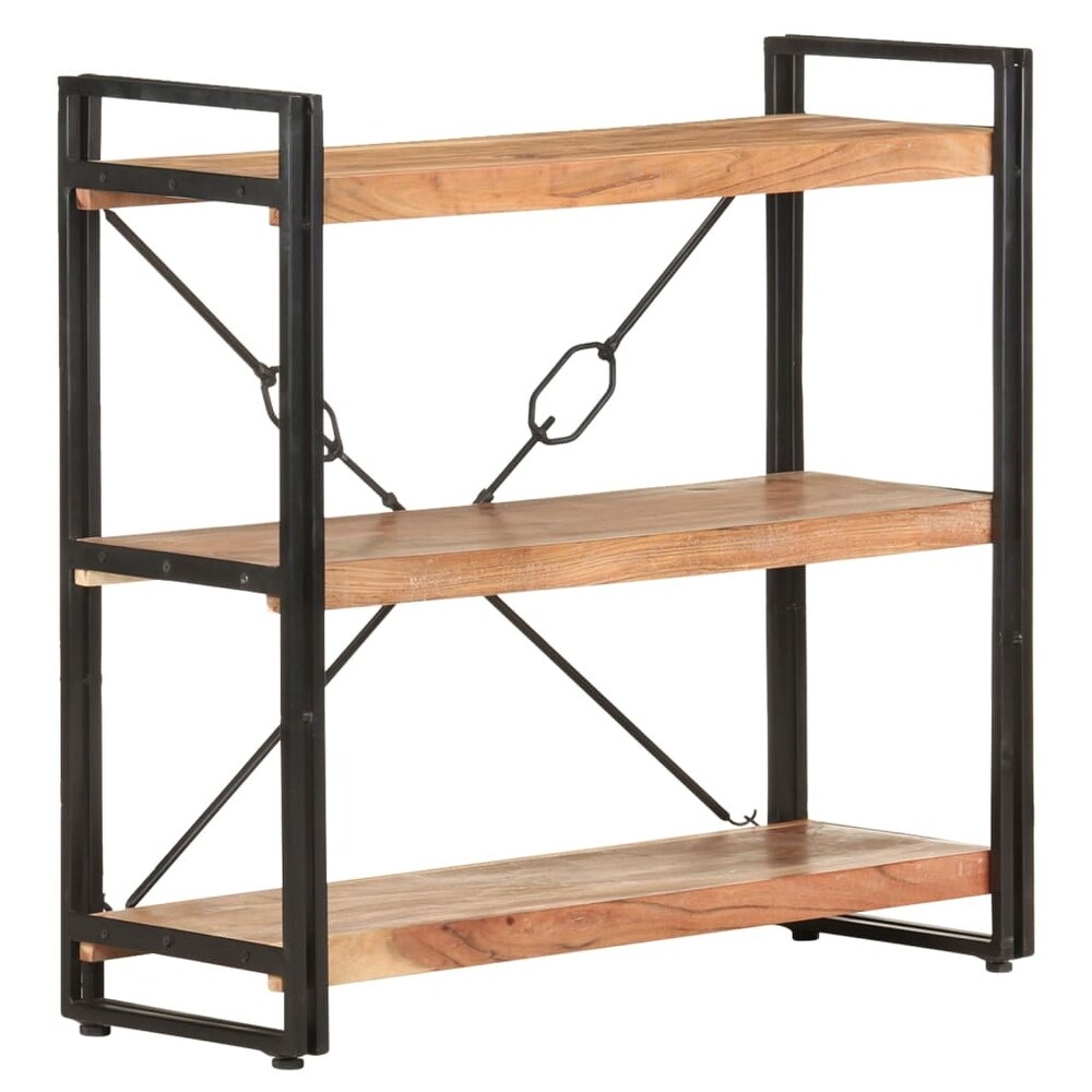 vidaXL 3 Tier Bookcase 35.4\