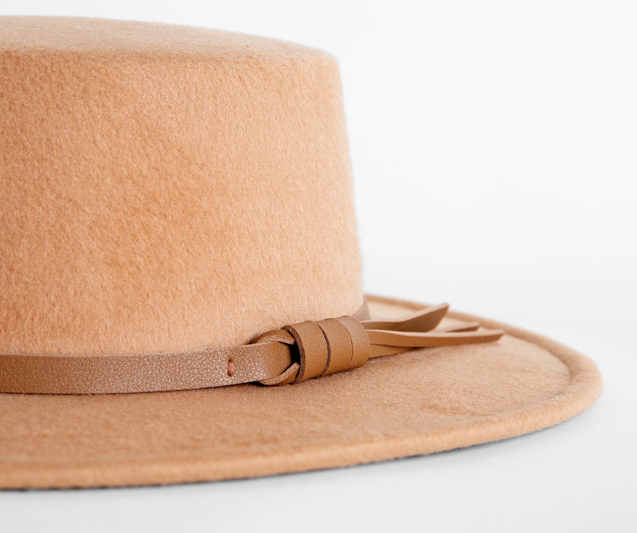 Belted Boater Hat