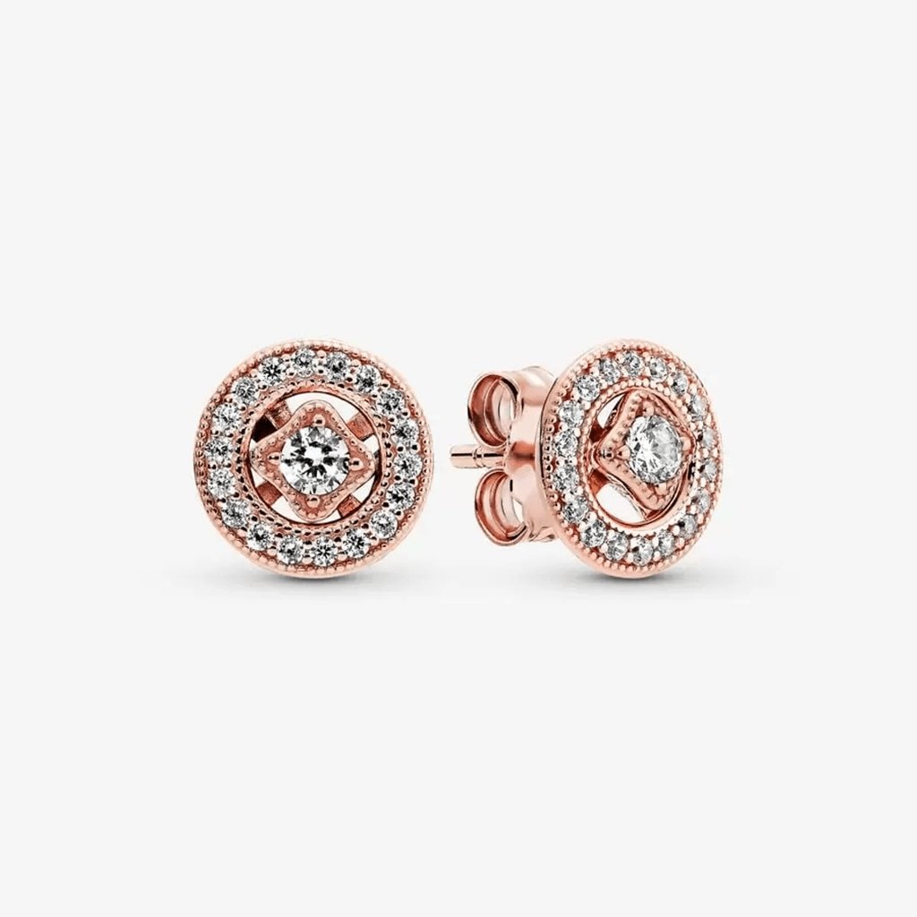 PANDORA  Vintage Circle Stud Earrings