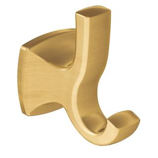 MOEN Voss Double Robe Hook in Brushed Gold YB5103BG