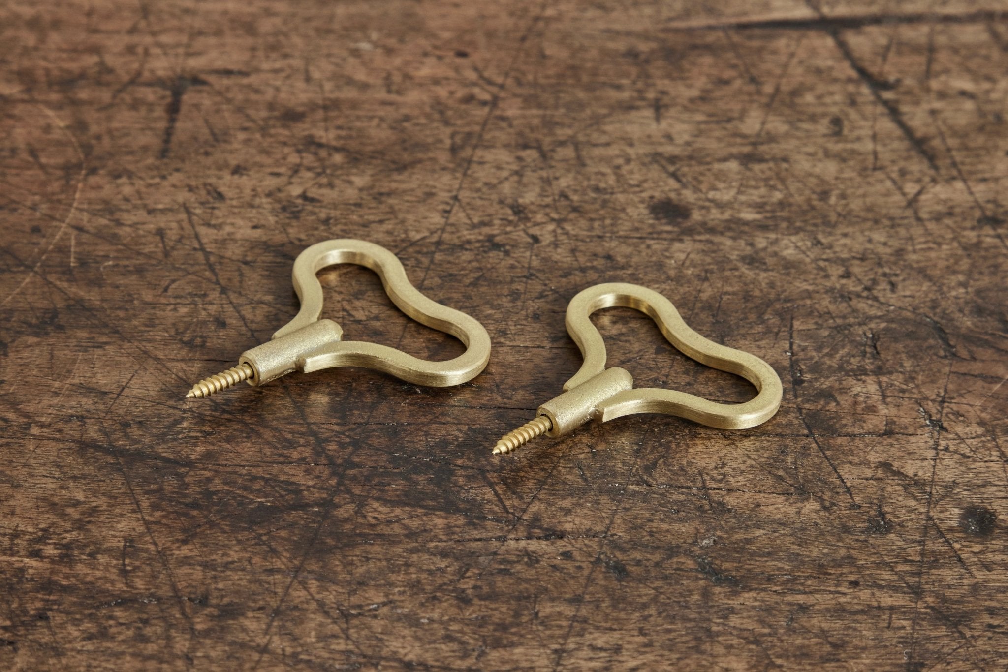 Brass Bean Hooks