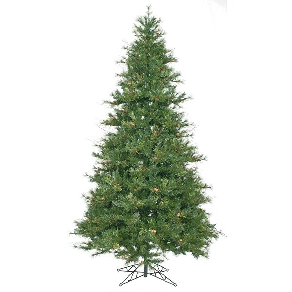 Vickerman 9' Mixed Country Pine Slim Artificial Christmas Tree，Unlit