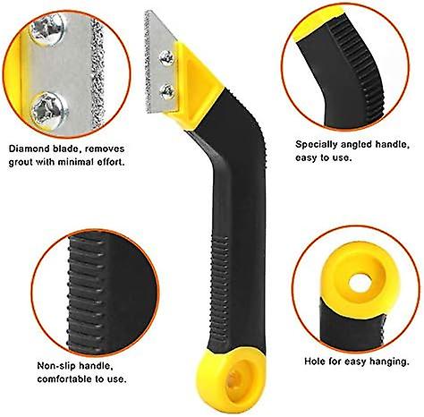 2 x 8 Angled Mortar Hand Saw Tiles Mortar Saw Mortar Removal Tool Surfaces Sheets for Cleaning Tiles