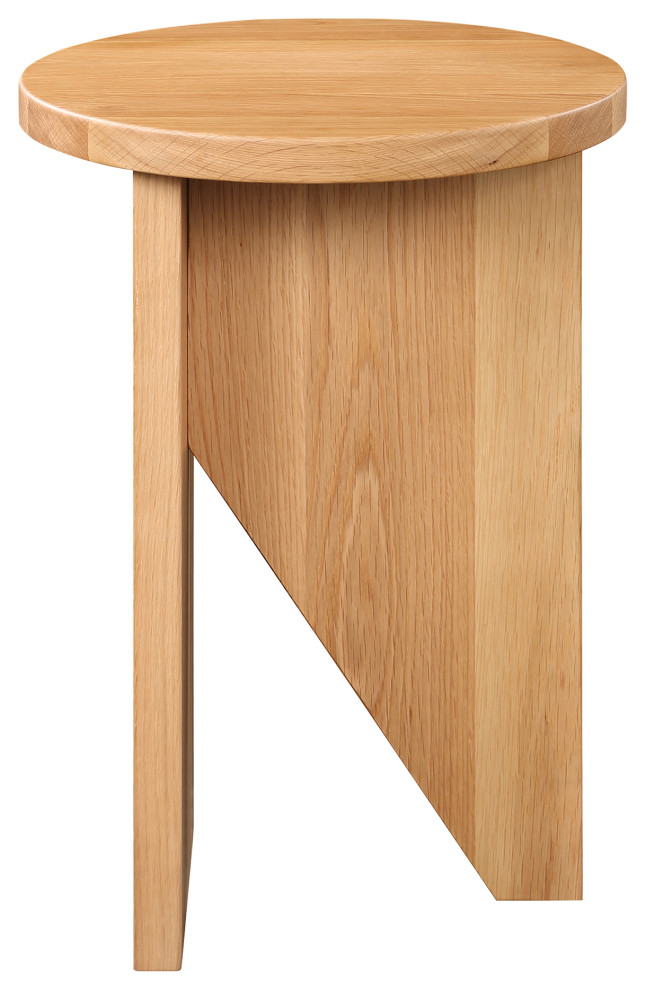 Grace Accent Table Natural Oak   Transitional   Side Tables And End Tables   by Sideboards and Things  Houzz