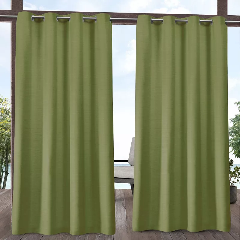 Exclusive Home 2-pack Delano Indoor/Outdoor Window Curtain